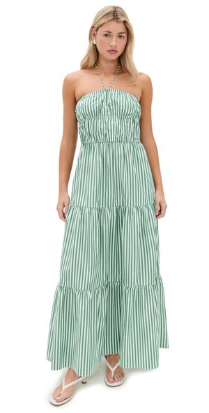 Solid & Striped The Jodie Dress Tennis Green L