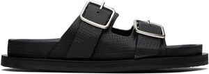 Studio Nicholson Black Denver Leather Sandals