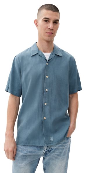 PS Paul Smith Casual Fit Shirt Petrol Blue M