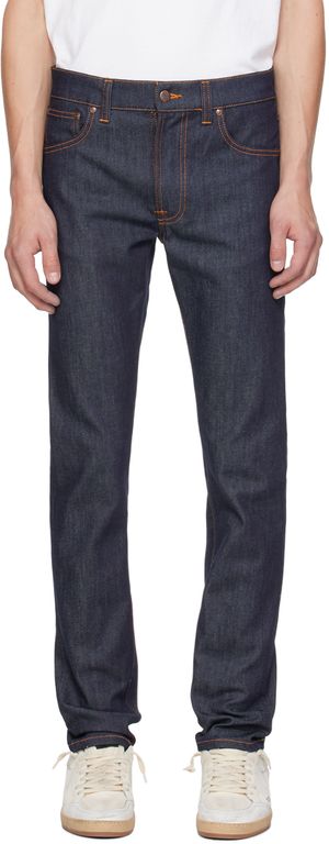 Nudie Jeans Indigo Lean Dean Jeans
