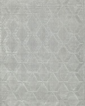 Brunello Hand-Loomed Light Silver Rug, 8' x 10'