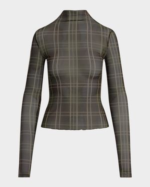 The Sheer Fantasy Turtleneck Top