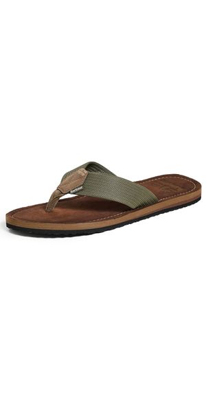 Barbour Toeman Beach Sandals Olive 10