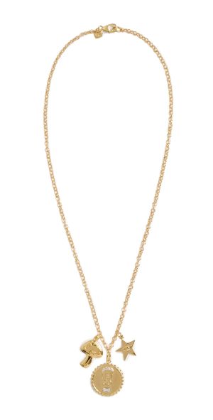HART 18 Mini Belcher Chain Charm Necklace Gold One Size