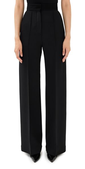 Another Tomorrow Doppio Wide Leg Pants Black 40