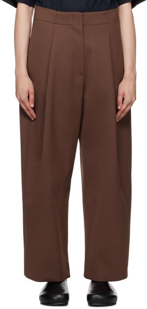 Studio Nicholson Pantalon Dordoni brun