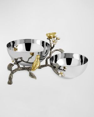 Lovebirds Double Dish