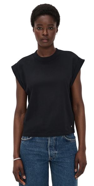 ANINE BING Caspen Tee Black XS