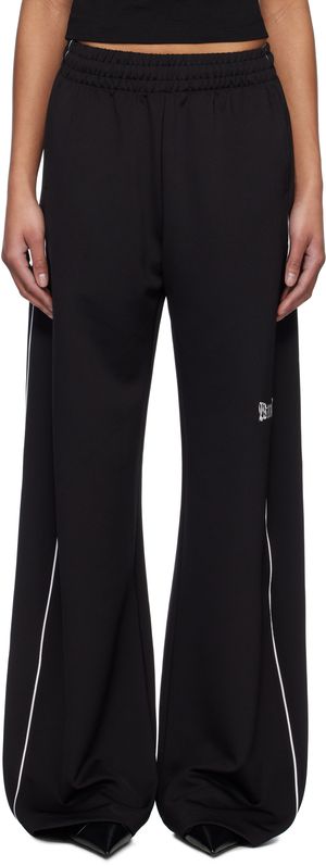 We11done Black Logo Track Pants
