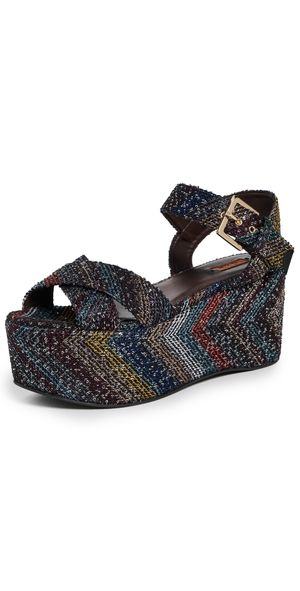 Missoni Julia Sandals Caperdoni Wave Sequin 36