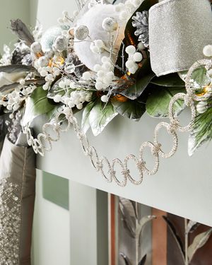 3' Crystal Circle Garland with Hooks