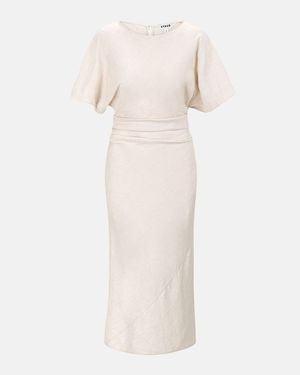 Amelie Linen Midi Dress
