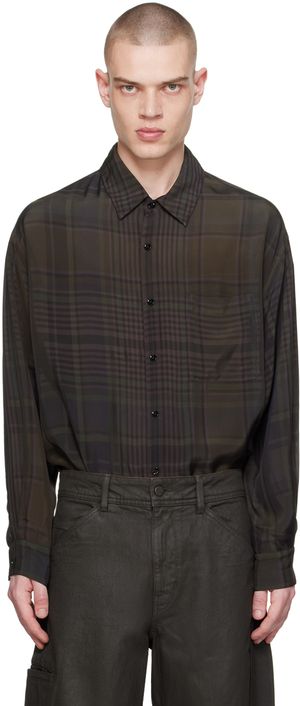 LEMAIRE Brown Regular Shirt