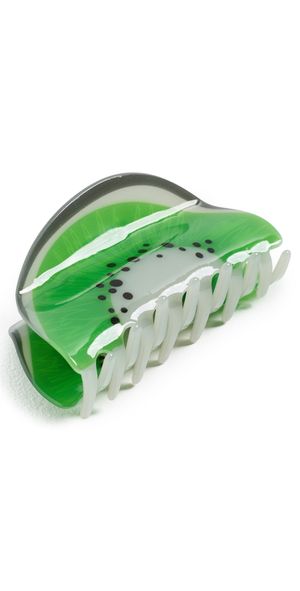 By Adina Eden Kiwi Slice Hair Claw Clip Green One Size
