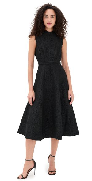SALONI Flora Dress Noir Rose 14