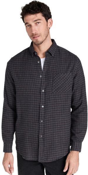 Portuguese Flannel Port Shirt Grey L