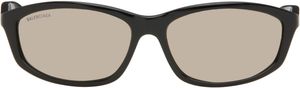 Balenciaga Black Neo Oval 2.0 Sunglasses