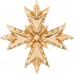 Emanuele Bicocchi Gold Crest Brooch