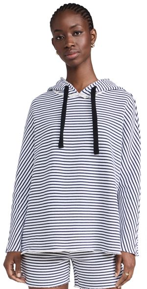 Frank & Eileen Kane Capelet Hoodie White & British Royal Navy M