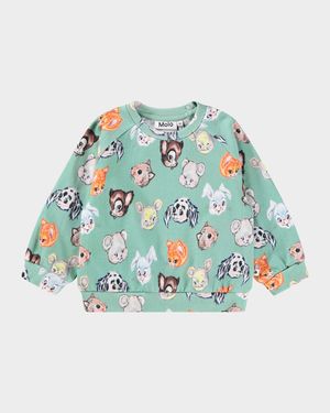 Boy's Disc Graphic-Print Sweatshirt, Size Newborn-18M