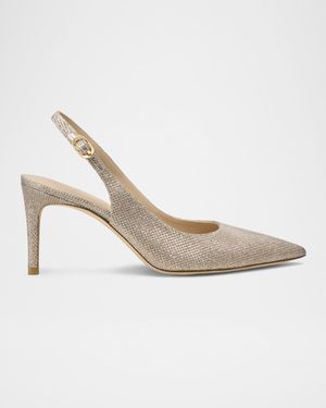Stuart Power Metallic Stiletto Pumps