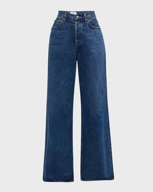 Dame Wide-Leg Jeans