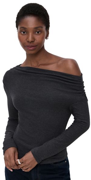 STAUD Philomena Top Charcoal XL
