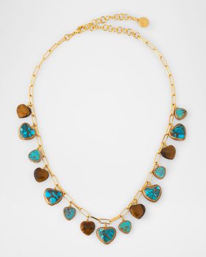 Mini Hearts Charm Necklace