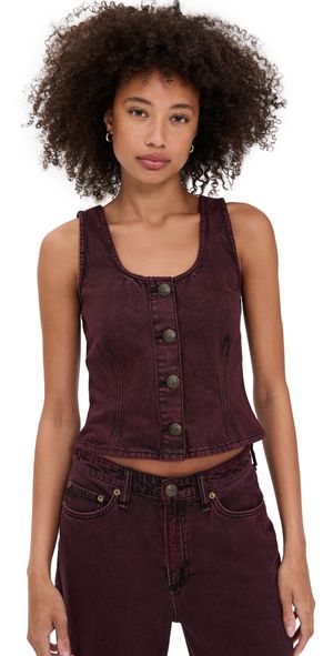 rag & bone Poppy Top Burnt Brown 16