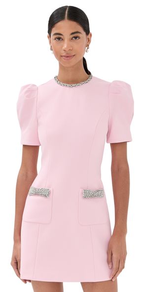 Rebecca Vallance Nemy Mini Dress Light Pink 8