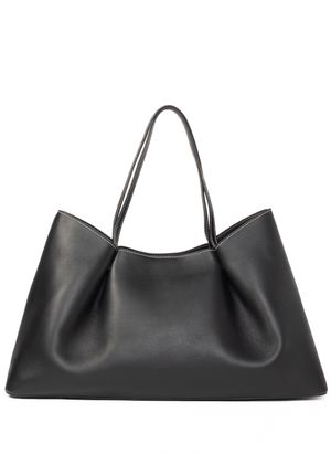 Elleme - Sac cabas dimple en cuir - Taille Unique - Noir