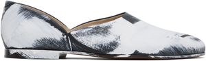 Maison Margiela Black & White Bianchetto Grecian Slip-on Loafers