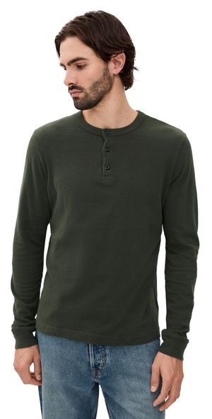 Citizens of Humanity Three Button Henley Forrest M