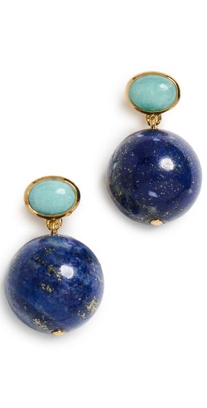 Lizzie Fortunato Umbria Earrings Blue One Size