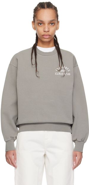 Carhartt Work In Progress Pull molletonné 'Class of 89' gris