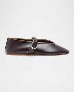 Stella Leather Ballerina Flats