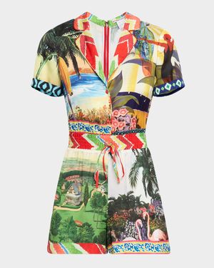 Island Dreams Leighton Pajama Romper
