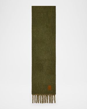 Double-Face Fringe Scarf