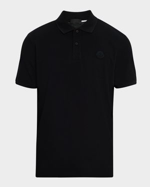 Men's Cotton Tonal Logo Polo Shirt