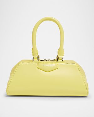 Antigona Mini Top-Handle Bag in Box Leather