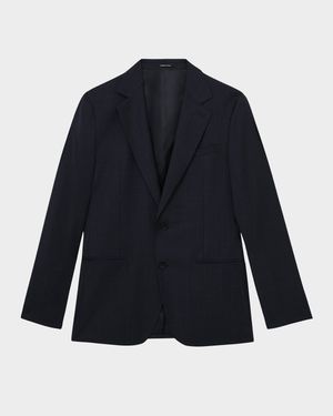 Men's Hatch Textured Single-Breasted Sport Coat