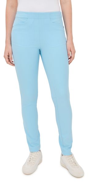 RLX Ralph Lauren Eagle Multi Nylon Stretch Pants Pool Blue 10