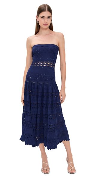 ALEXIS Payge Dress Navy Blue L