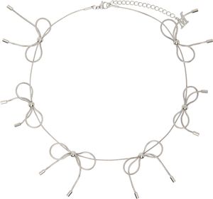 Marland Backus Silver Bow Necklace