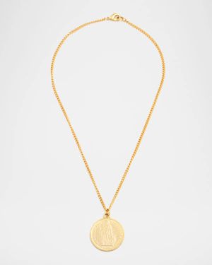 Gold Coin Pendant Necklace
