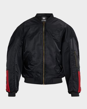 x Willy Chavarria Men's Satin Twill Bomber Jacket