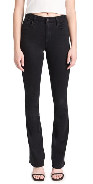 L'AGENCE Selma Sleek Baby Boot Jeans Noir 33