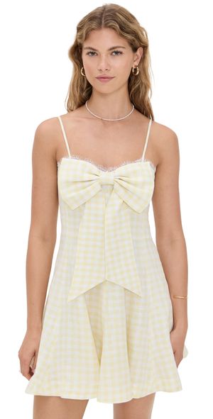 LoveShackFancy Clarine Dress Honeycomb 10