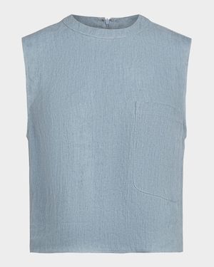 Cropped Hemp Muscle Tank