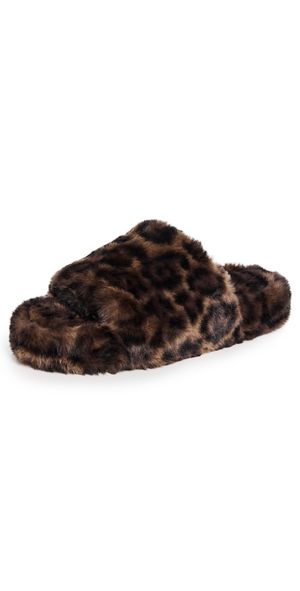 Apparis Dillon Leopard Slides Dark Leopard 8